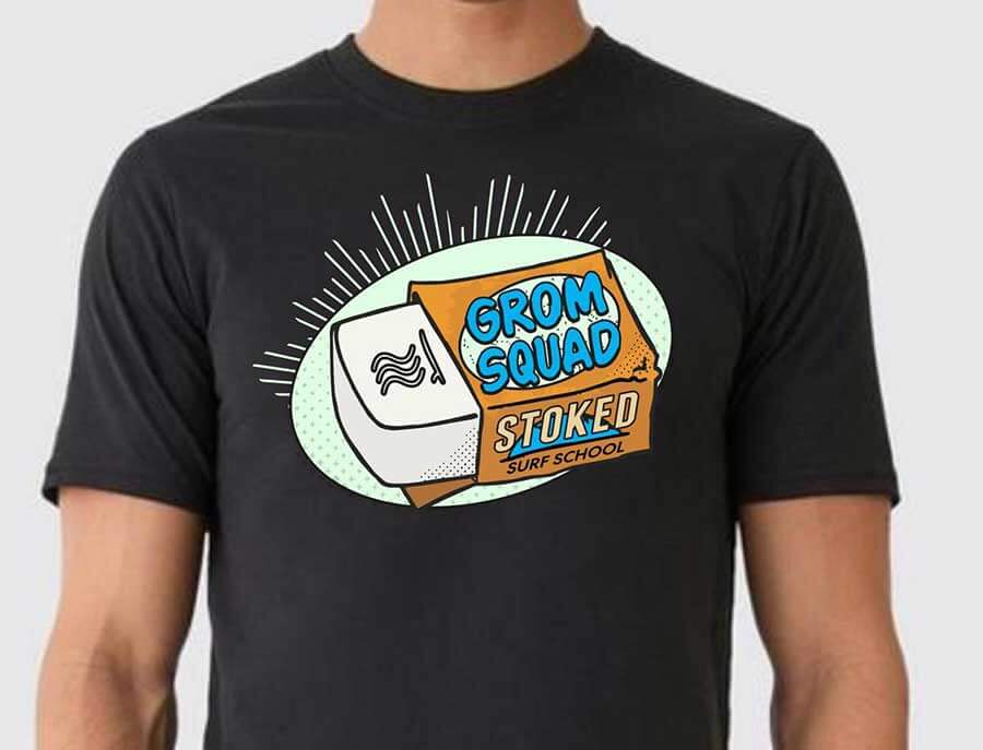 The special edition Grom Squad t-shirt