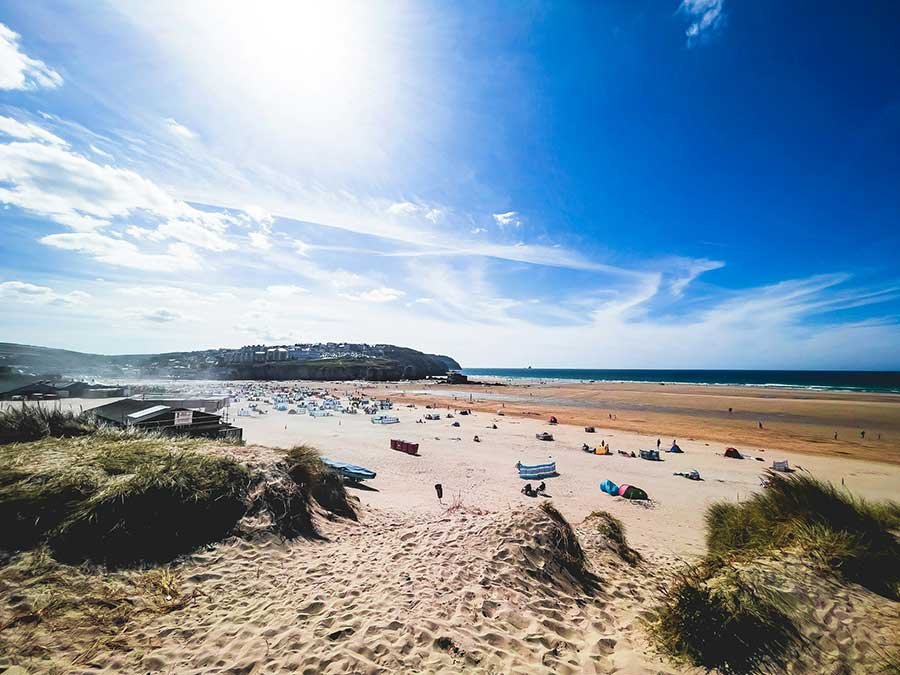 Perranporth beach