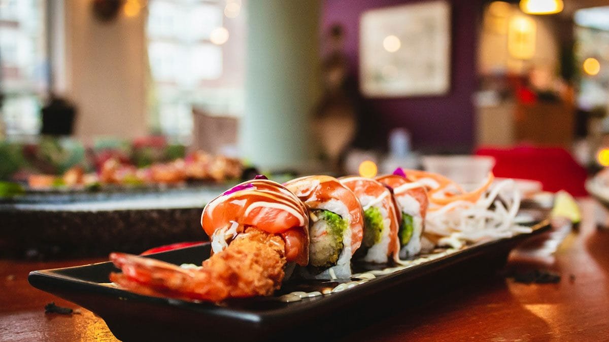 Some delicious looking prawns on a plate