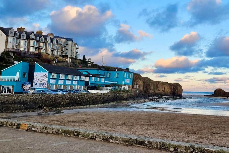 The Seiners Arms, a pub next to Perranporth beach