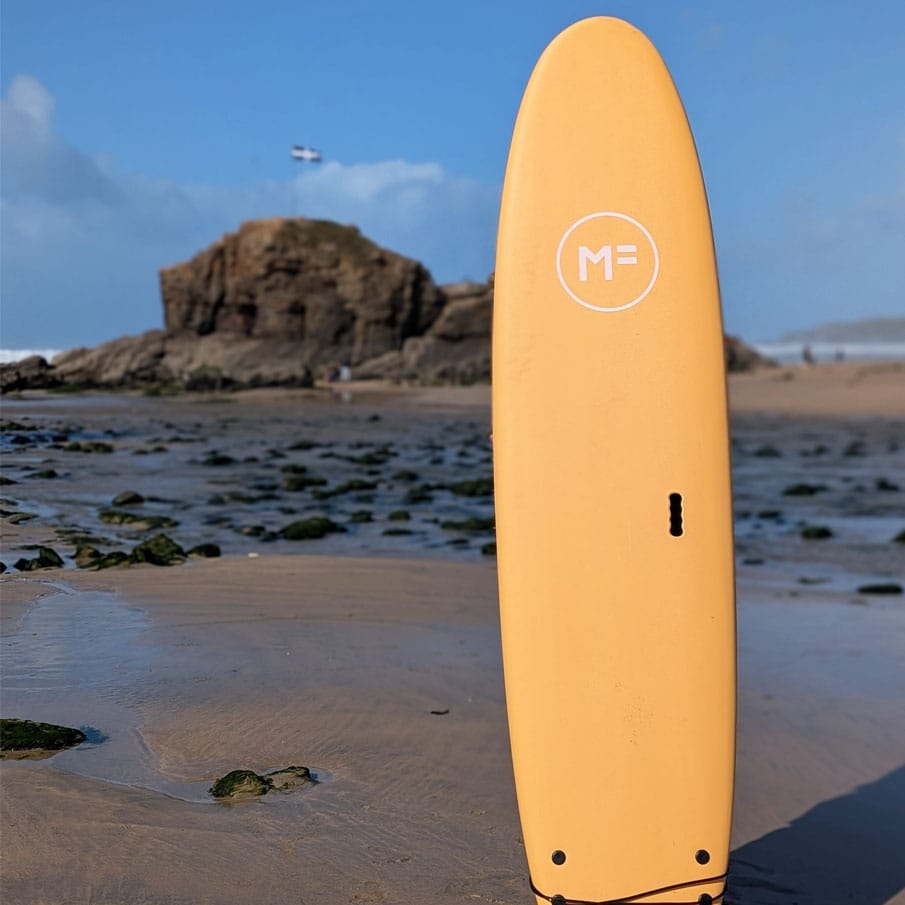 Softboard Surfboard for hire at Stoked Surf School